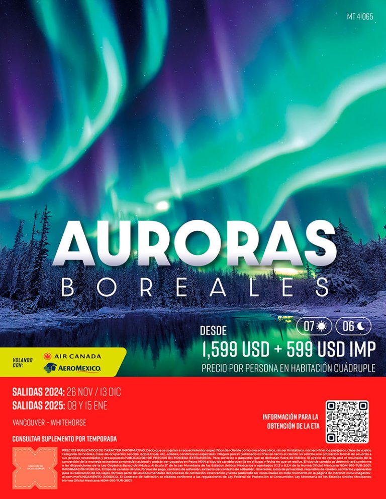 Canadá. Auroras boreales